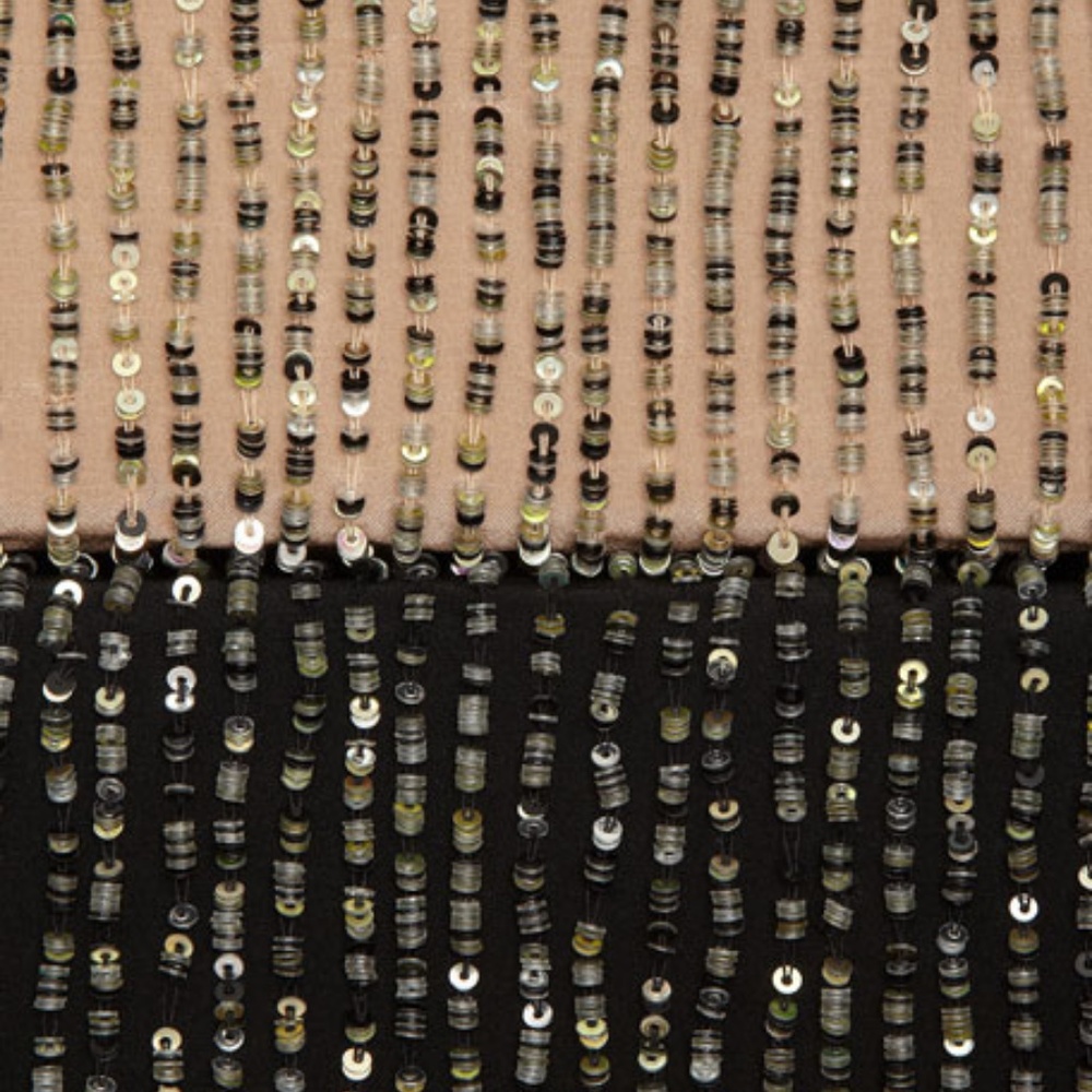 Eileen Fisher Rare Dress Sequins Beads Rivulet Silk $398 NWT